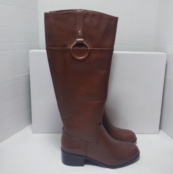 Alfani Shoes - Alfani Cognac Step n Flex Briaahl Riding Boots